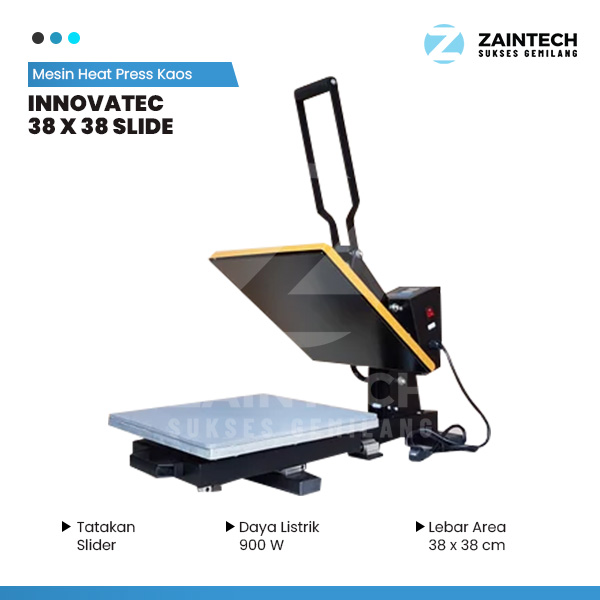 Mesin Heat Press Kaos INNOVATEC 38 X 38 Slide